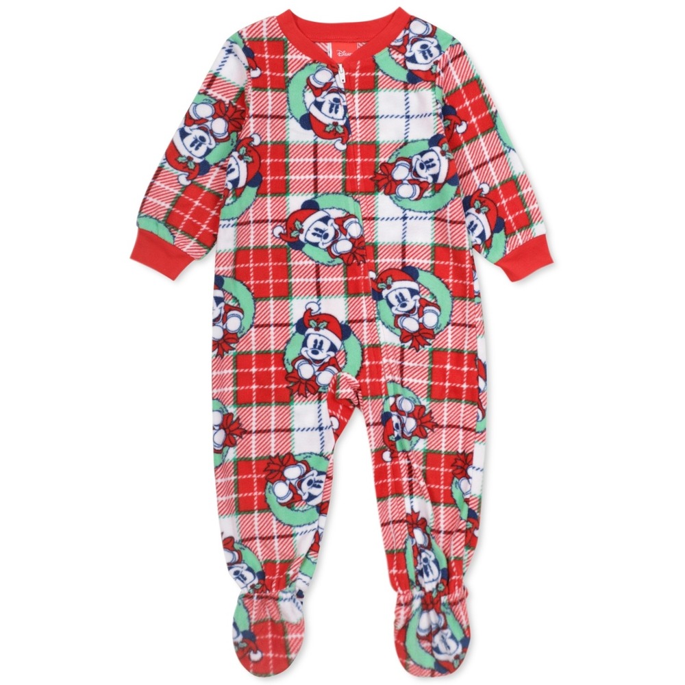 Briefly Stated Infant‎ Mickey Mouse  Christmas Onesie - Size 12M